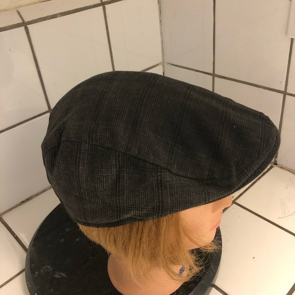Vintage Andy cap, newsboy, flat cap, grey tweed-like cap, well - loved cap. - Picture 1 of 8